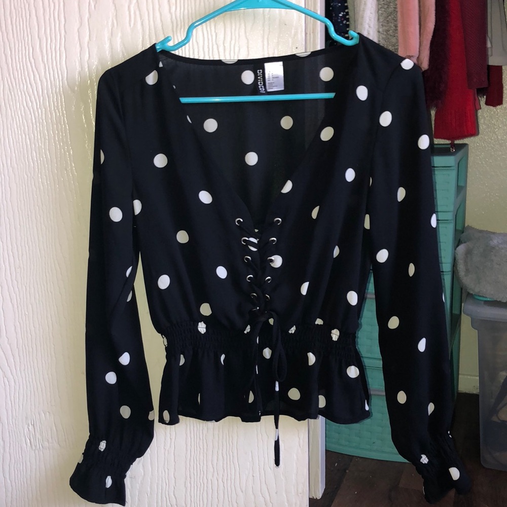 H&M divided blouse